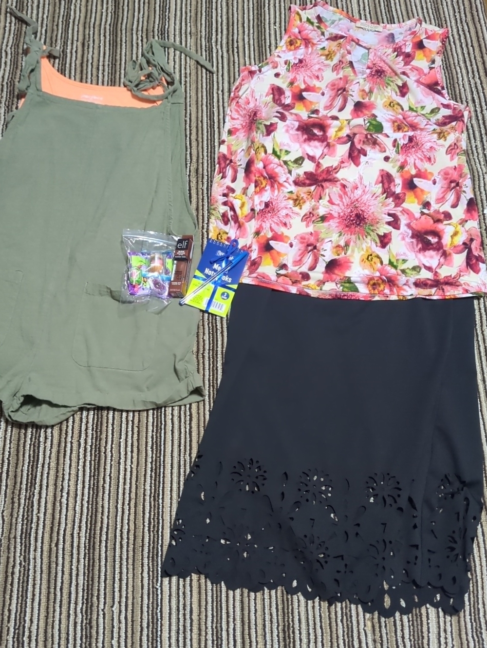 #0159 Romper And Skirt Set Combo